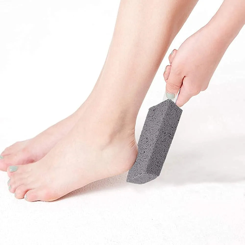 Metal 2 Pcs Toilet Cleaner Brush With Handle (Pack of 2) Home Improvement