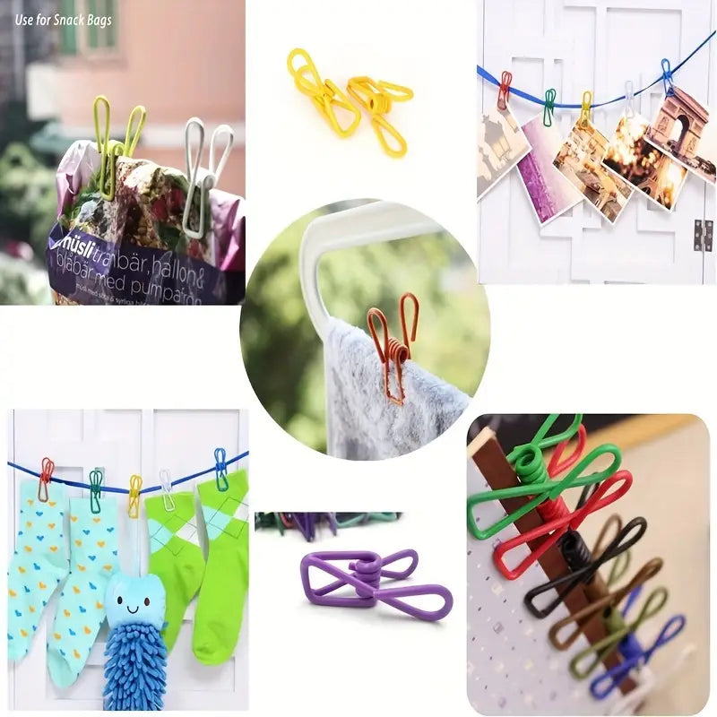 Metal Clothes Pins Clips (5 Pcs Set) - Home Improvement