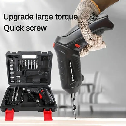 Metal Electric Screwdriver with 47 pcs Screwdriver Bit Set Home Accessories