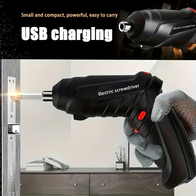 Metal Electric Screwdriver with 47 pcs Screwdriver Bit Set Home Accessories