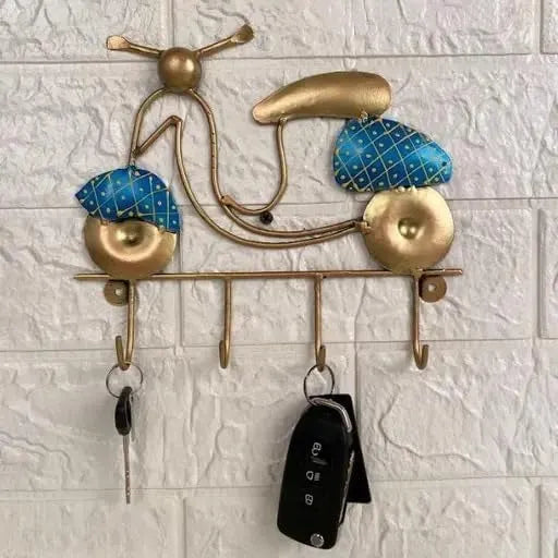 Metal Key Hanger Scooter Wall Hanging Home Improvement