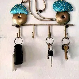 Metal Key Hanger Scooter Wall Hanging Home Improvement