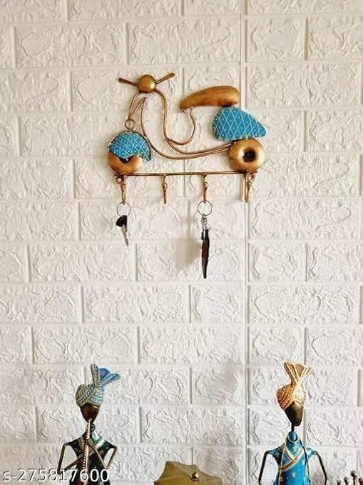 Metal Key Hanger Scooter Wall Hanging Home Improvement
