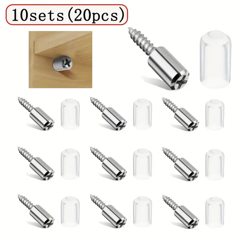 Metal Shelf Support Pegs Set Hardware