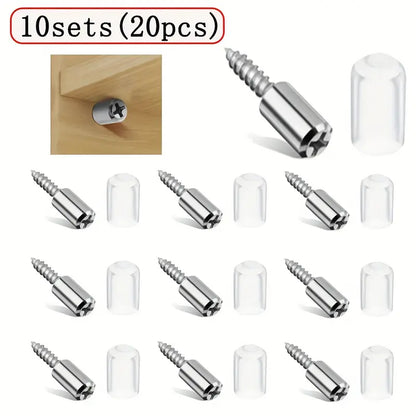 Metal Shelf Support Pegs Set Hardware