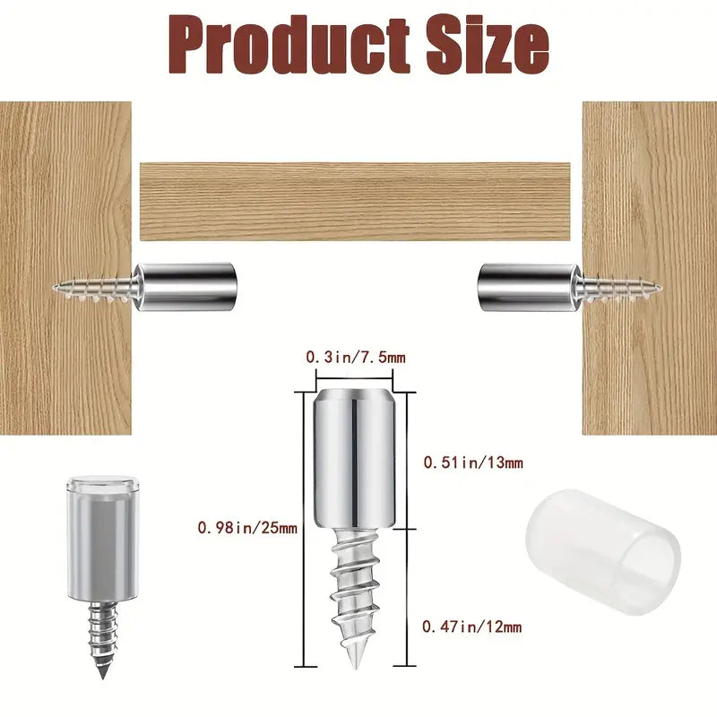 Metal Shelf Support Pegs Set Hardware