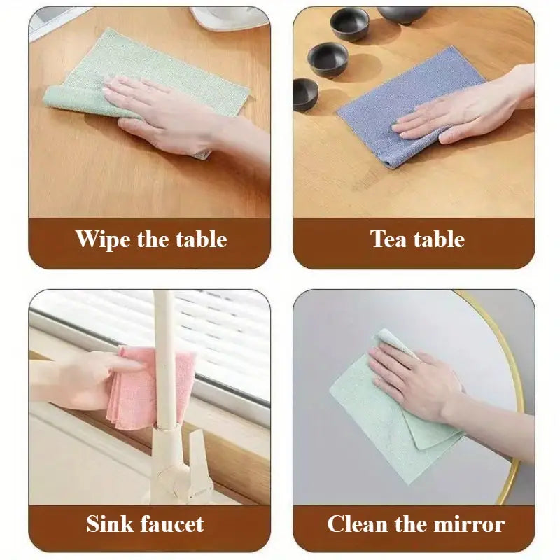 Microfiber Cleaning Cloth 20 PCS (Pack of 1) Home & Kitchen