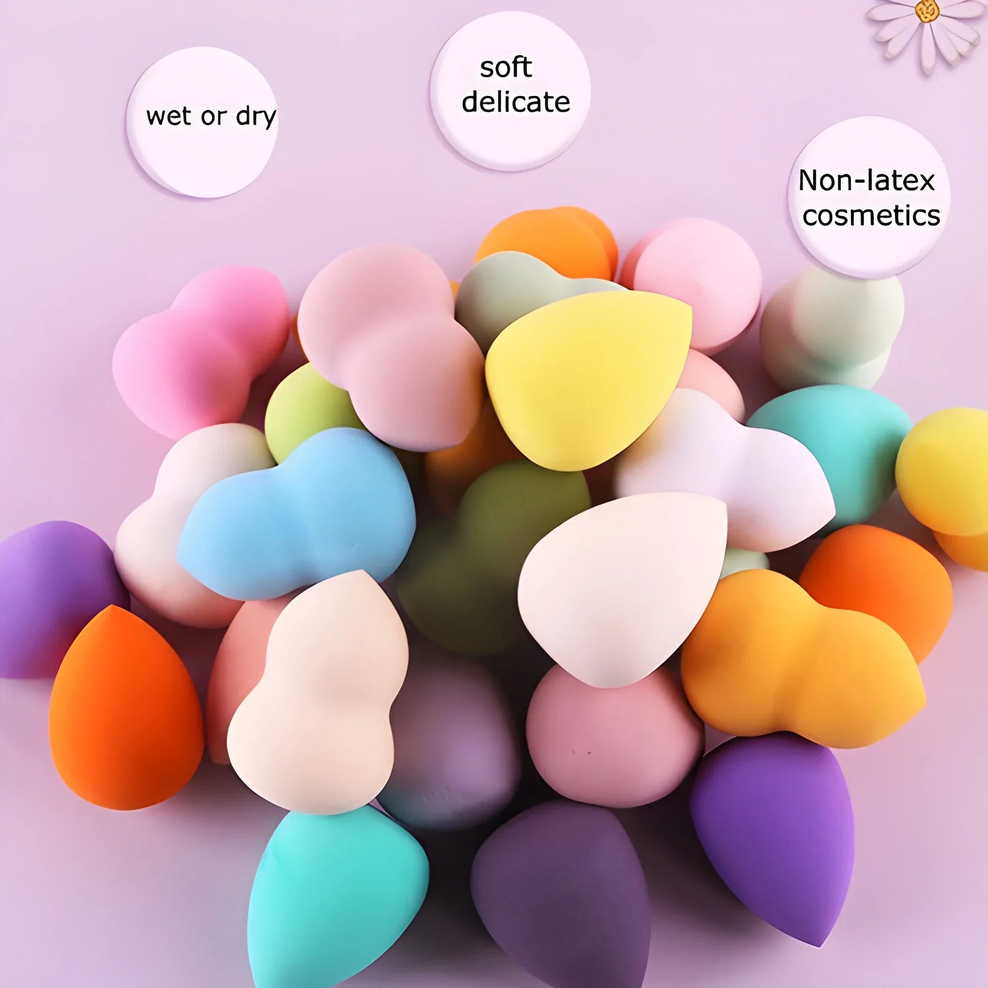Best mini powder puff set - makeup sponges | 2025 | fast shipping