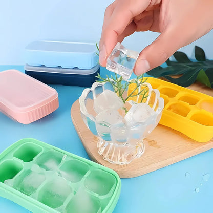 Mini Silicone Ice Cube Tray with Lid