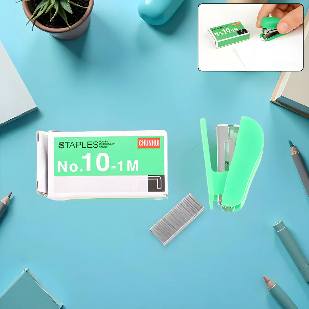 Mini Stapler with Staples - Office Products
