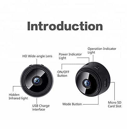 Mini Wireless WiFi,Cameras with Indoor Video Recorder