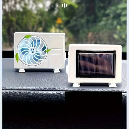 Miniature AC design Solar Powered Car Air freshener Diffuser car accessories