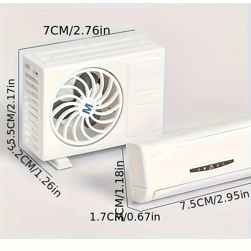 Miniature AC design Solar Powered Car Air freshener Diffuser car accessories