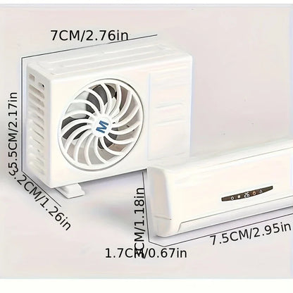 Miniature AC design Solar Powered Car Air freshener Diffuser car accessories