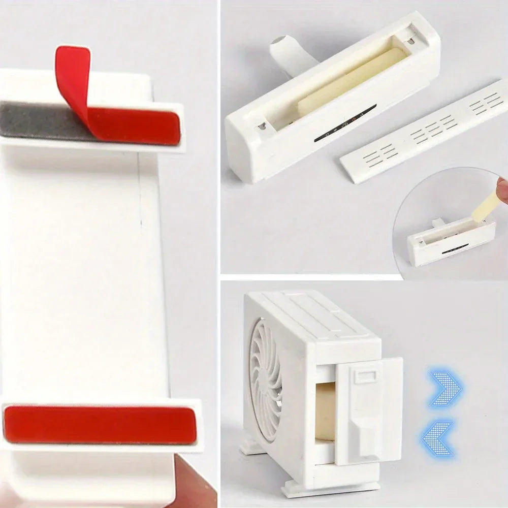 Miniature AC design Solar Powered Car Air freshener Diffuser car accessories