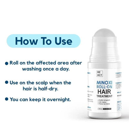 Minoxi Roll On Hair Treatment Hair Growth Serum For Women & Men