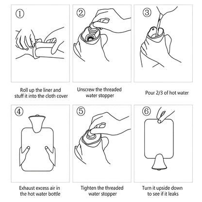 Mix Design Printed Small Hot Water Bag - Health & Personal Care