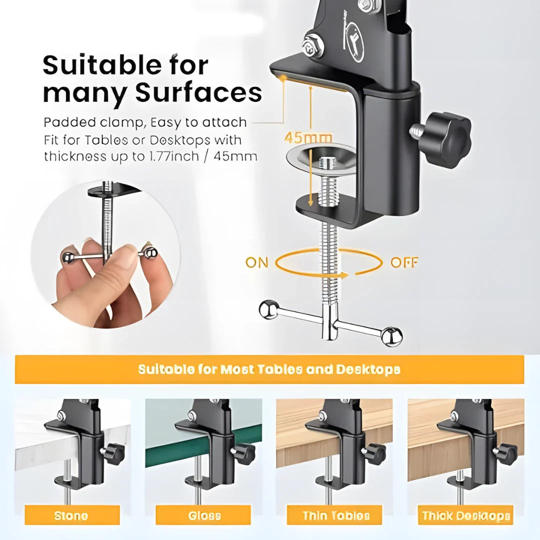 Mobile Phone & Tablet Stand Flexible Clip