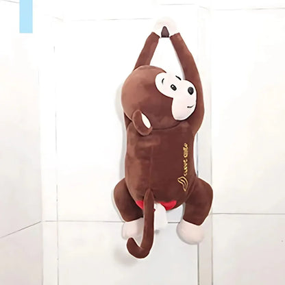 Monkey Plush Tissue Holder