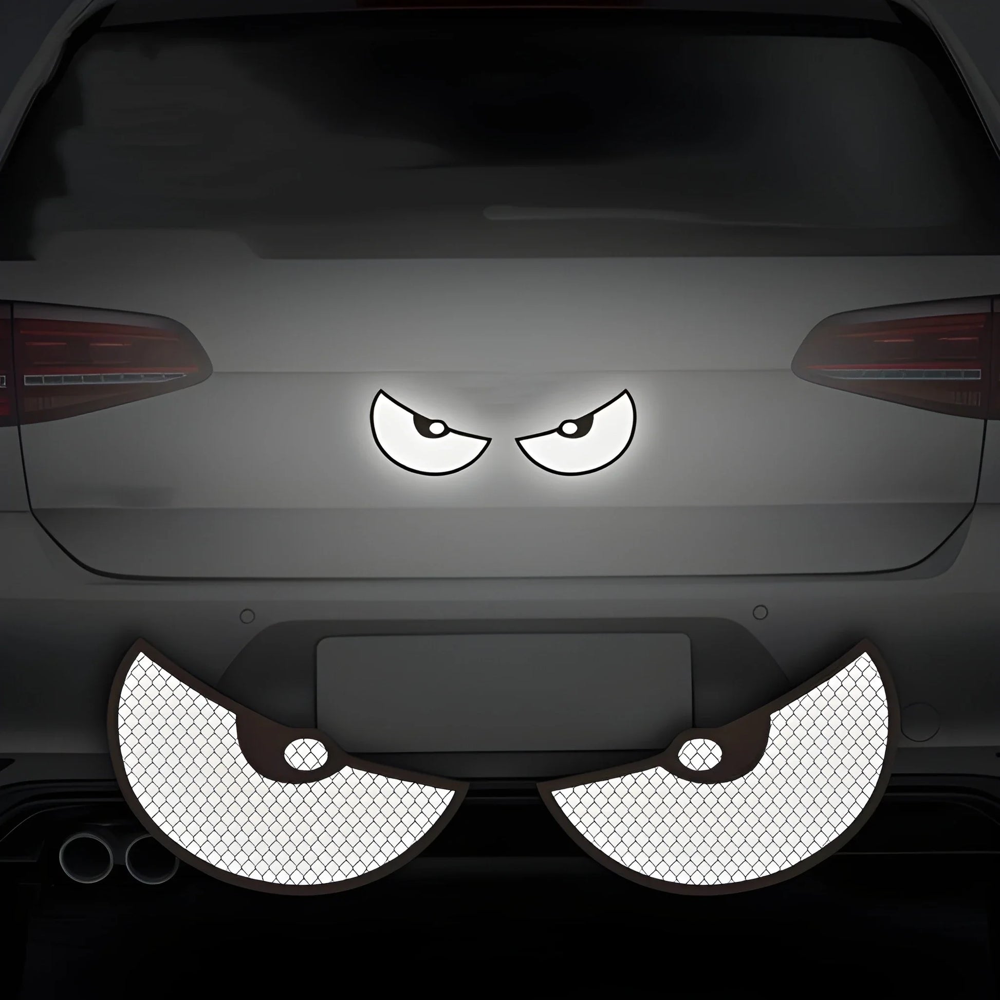 Monster Eyes Reflective Stickers