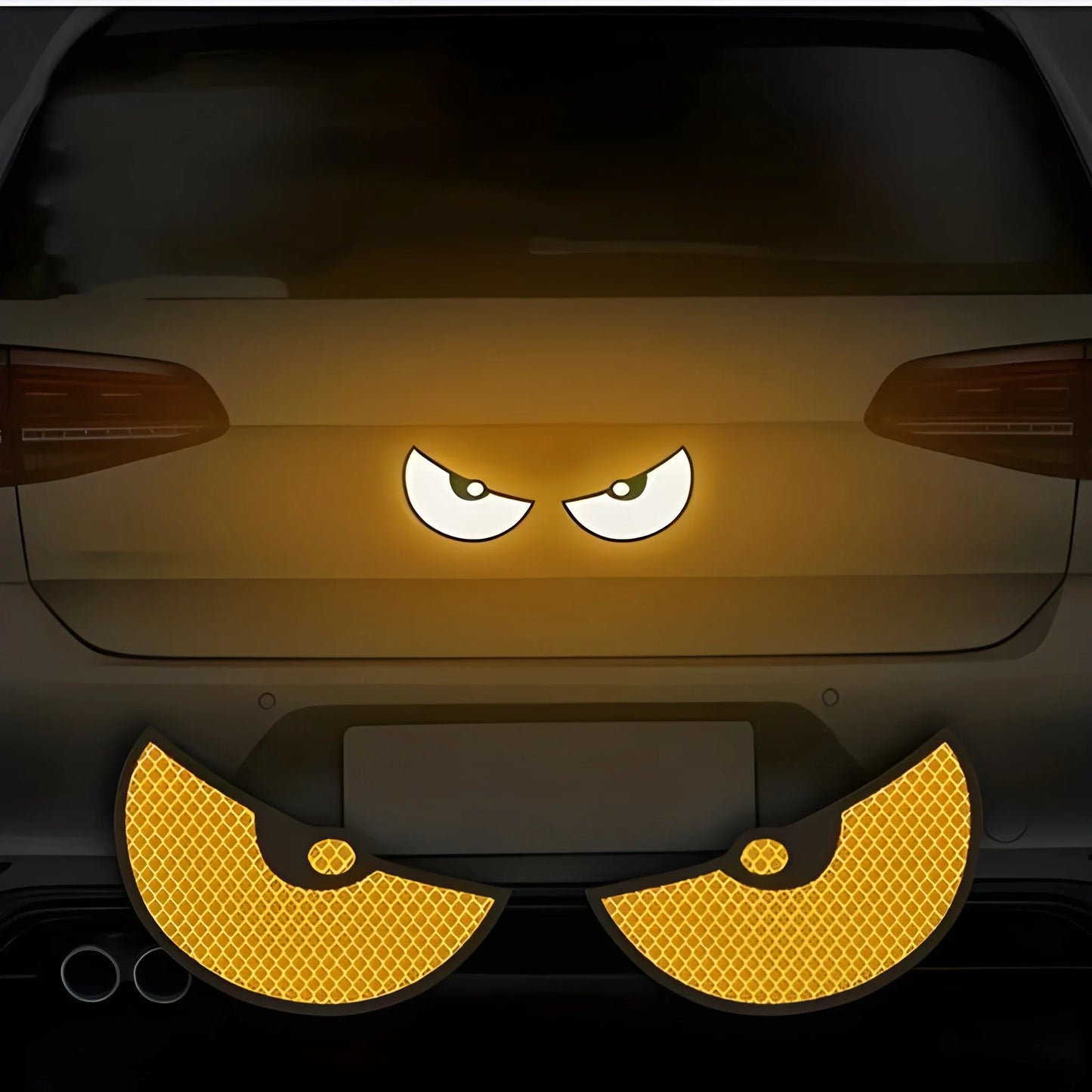 Monster Eyes Reflective Stickers