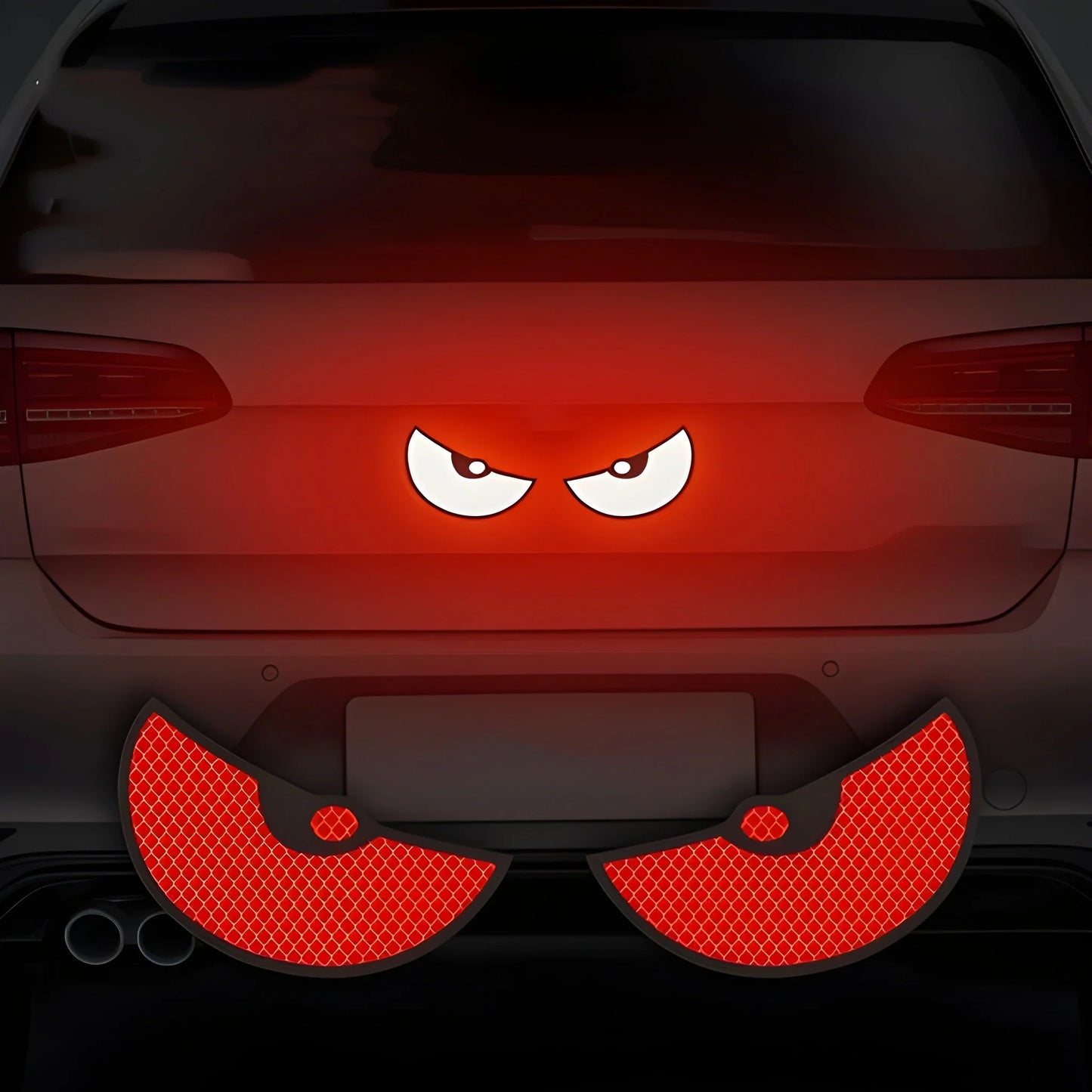 Monster Eyes Reflective Stickers