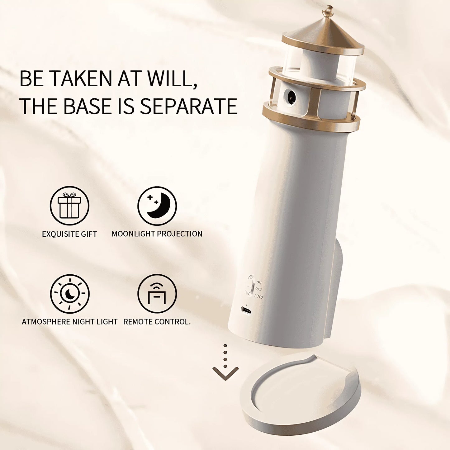 Moon Projection Lighthouse