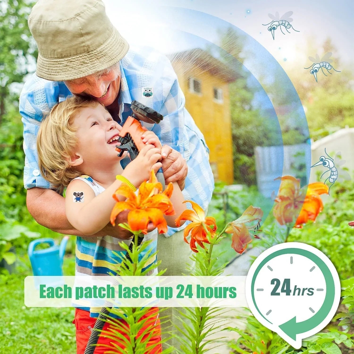 Mosquito Repellent Patches (Pack of 36 Patches) KID