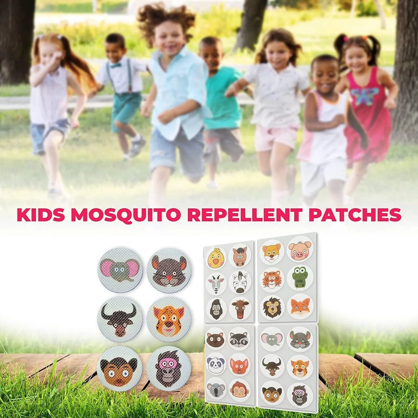 Mosquito Repellent Patches (Pack of 36 Patches) KID