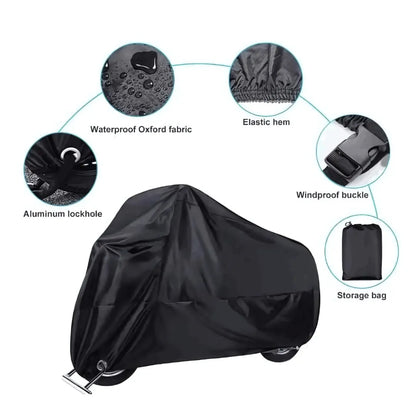 Motorcycle Cover Waterproof Outdoor Indoor Scooter