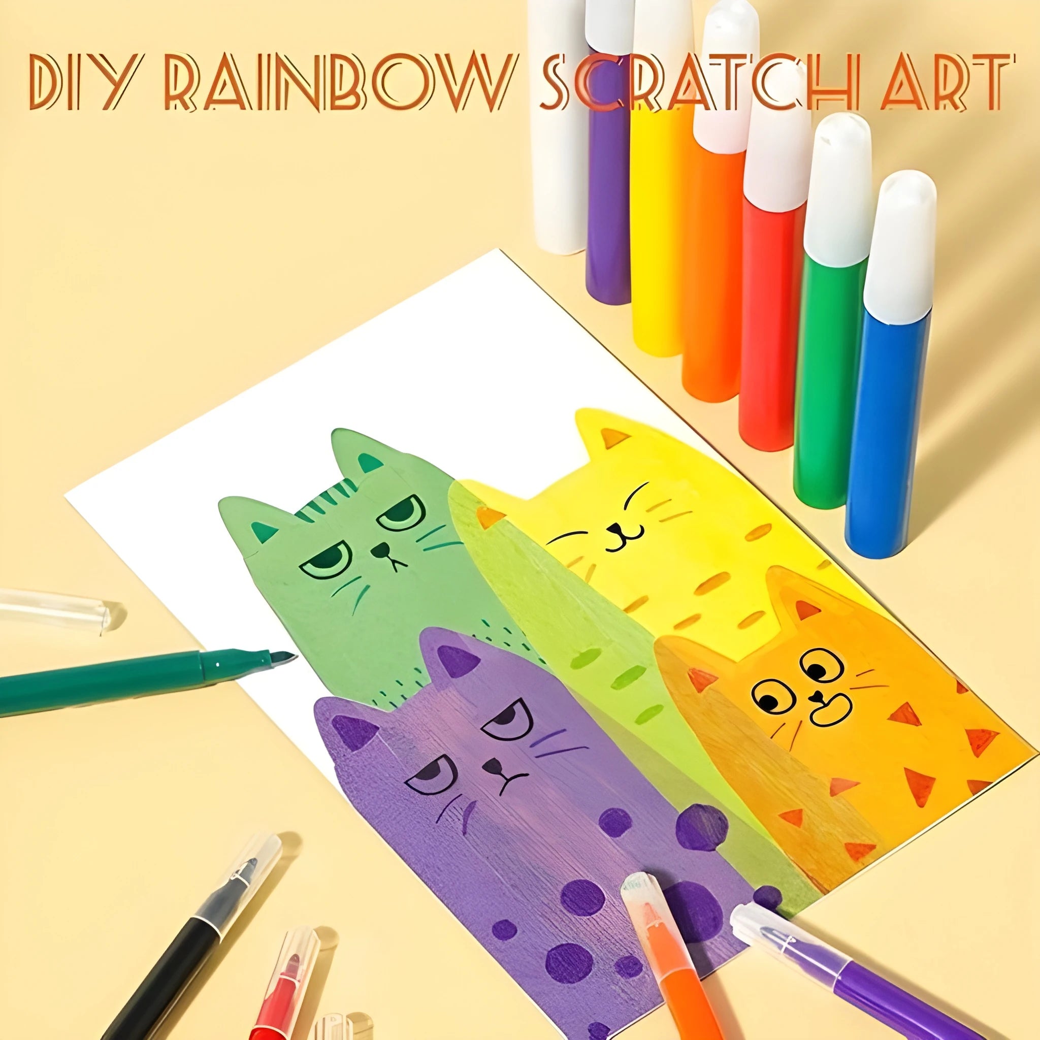Rainbow Scratch Art Kit