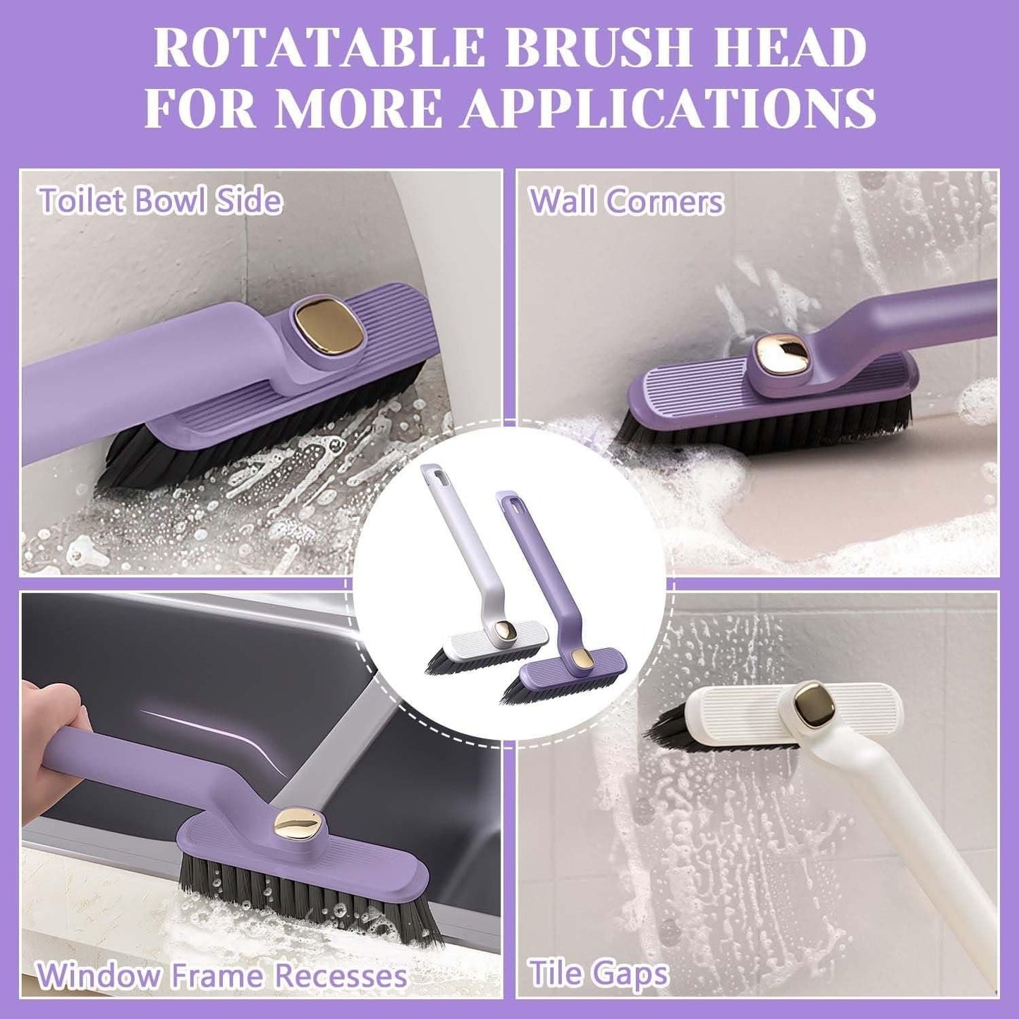 Multi Function Rotating Crevice Cleaning Brush Cleaning Brush
