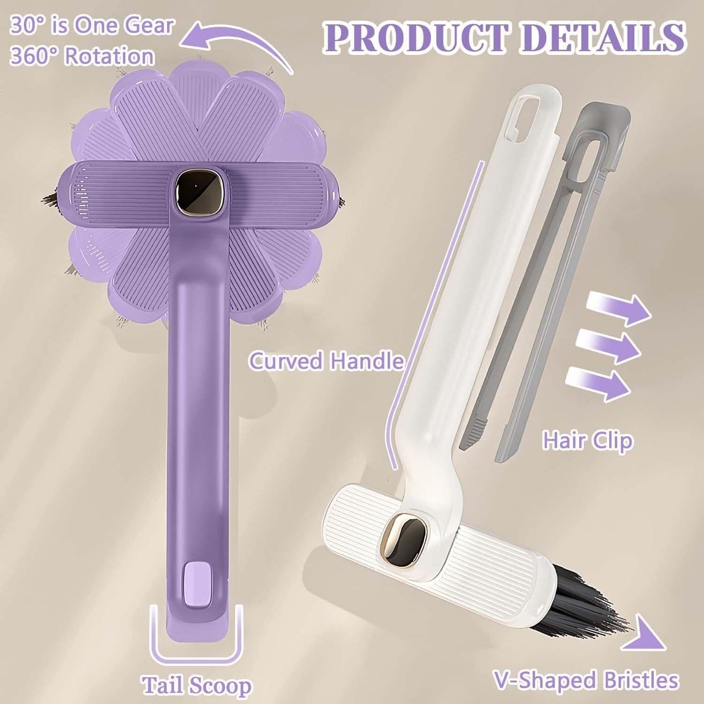 Multi Function Rotating Crevice Cleaning Brush Cleaning Brush