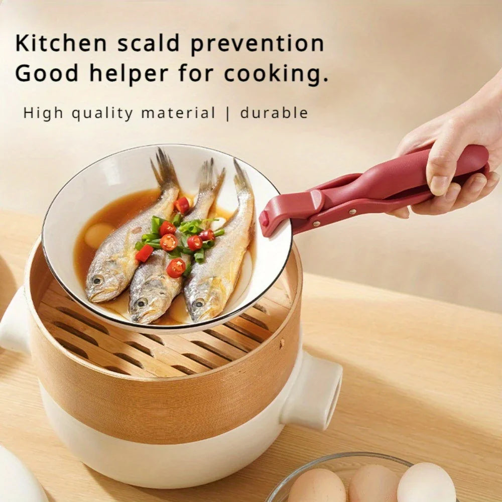 Multi Purpose Anti Scalding Bowl Holder Clip Kitchenware