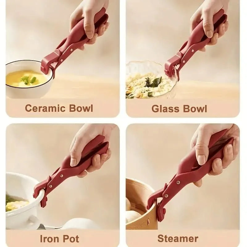 Multi Purpose Anti Scalding Bowl Holder Clip Kitchenware