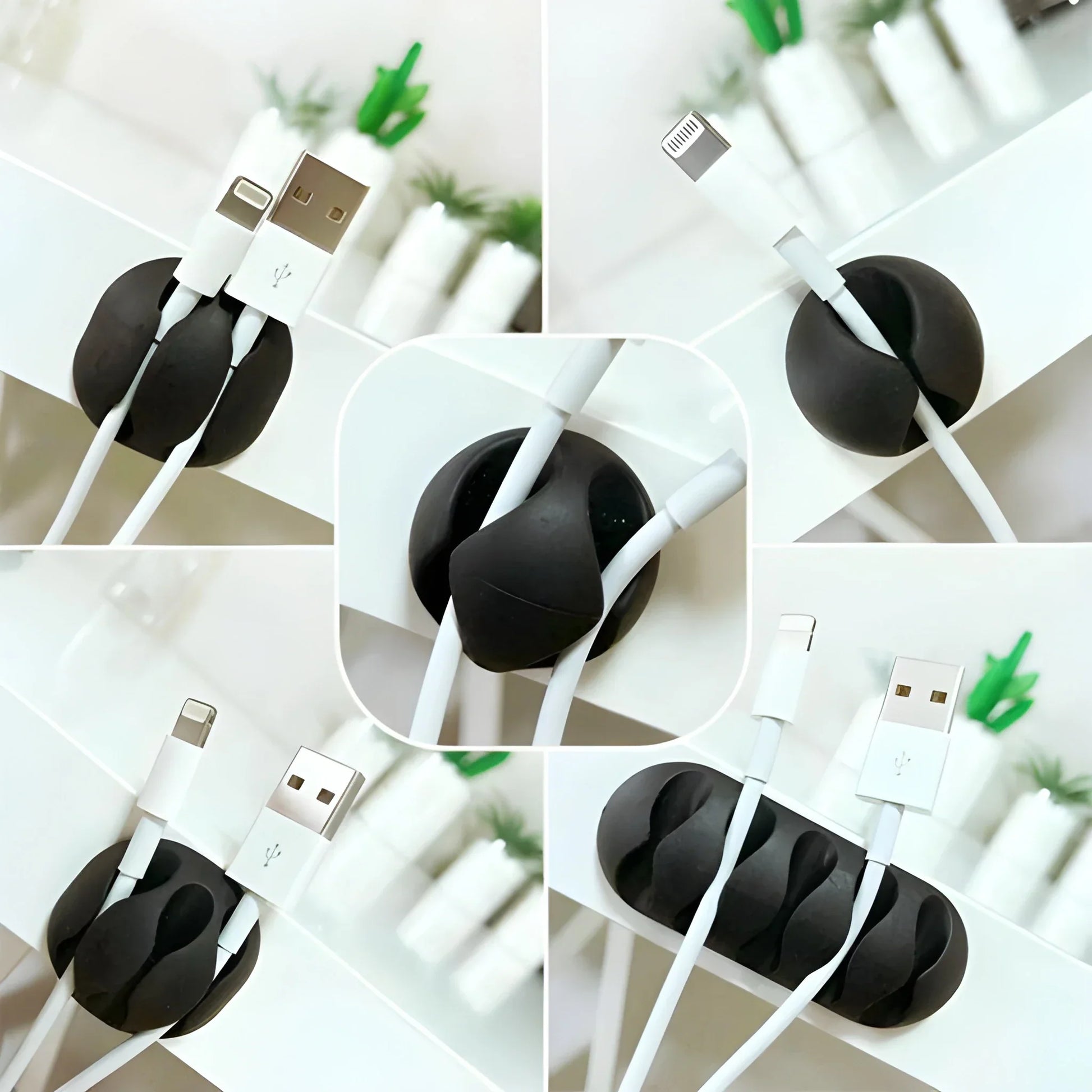 Multi-Size Cable Clips Set - mobile accessories