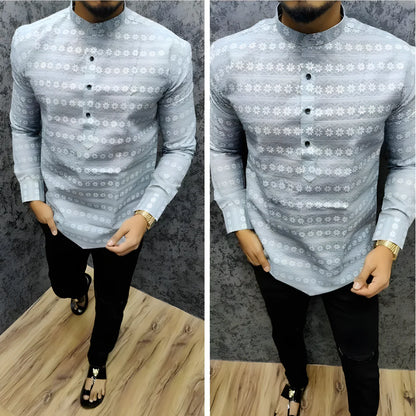 Multicolor Printed Cotton Shirt clothing