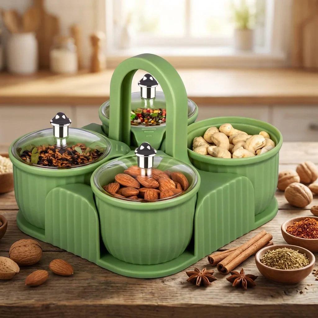 Best multipurpose dryfruit jar set (4 pc set) - food storage containers | 2026 | fast shipping