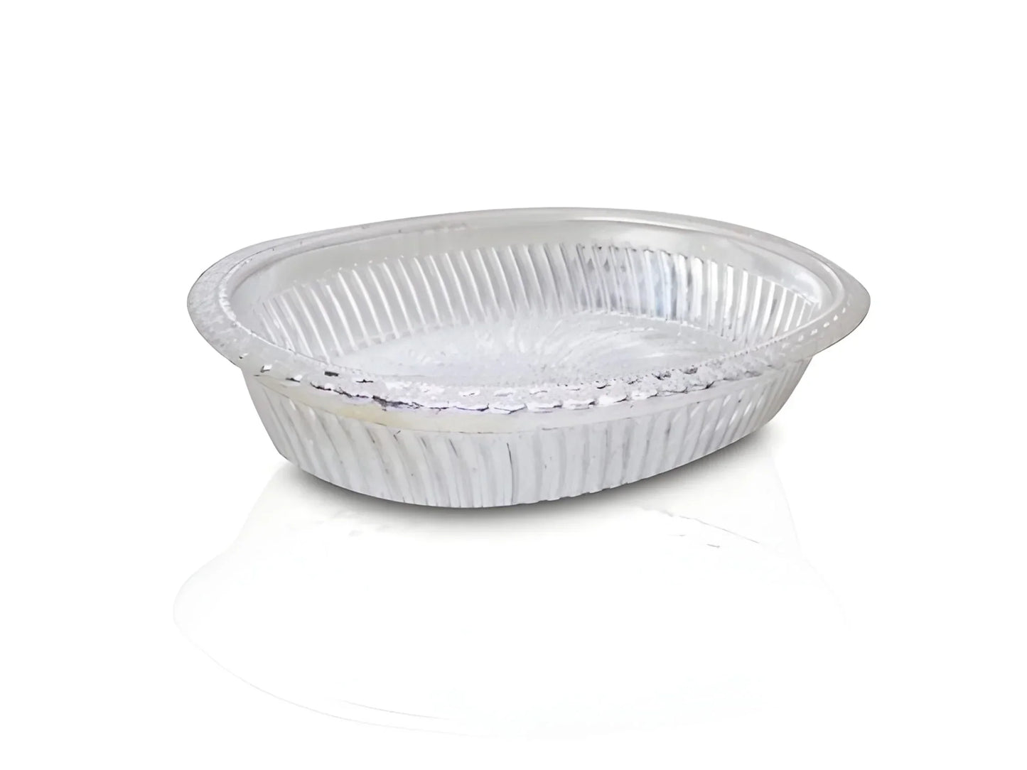 Multipurpose Royal Design Oval Silver Gift Tray - Home Improvement