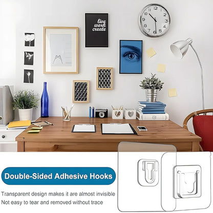 Multipurpose Self Adhesive Hook Holder (Pack of 10pc)