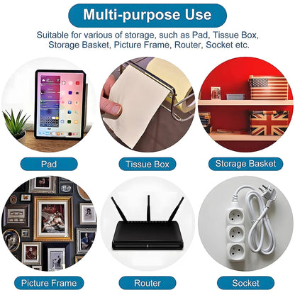 Multipurpose Self Adhesive Hook Holder (Pack of 10pc)