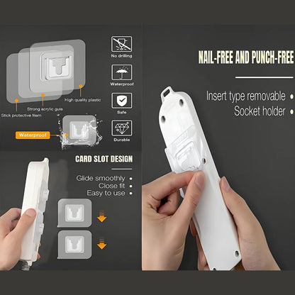 Multipurpose Self Adhesive Hook Holder (Pack of 10pc)