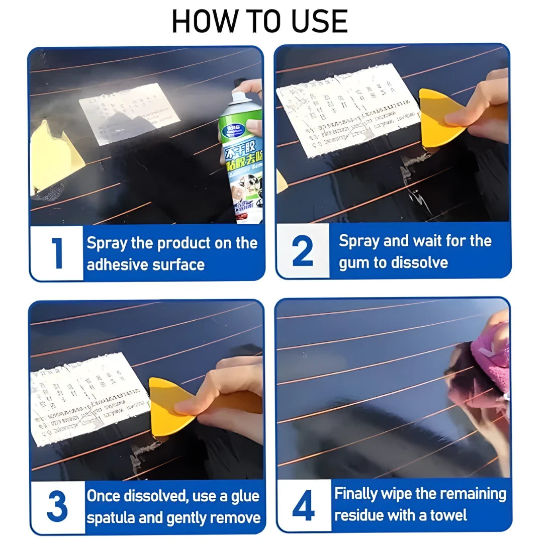 Multipurpose Sticker Adhesive Glue Remover Spray 350ml