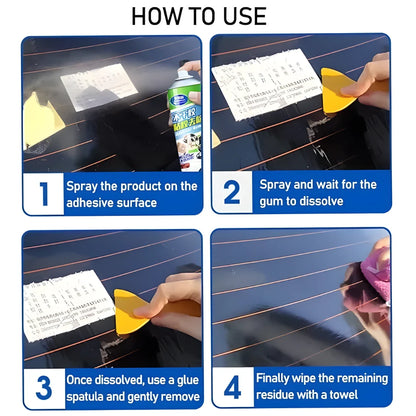 Multipurpose Sticker Adhesive Glue Remover Spray 350ml