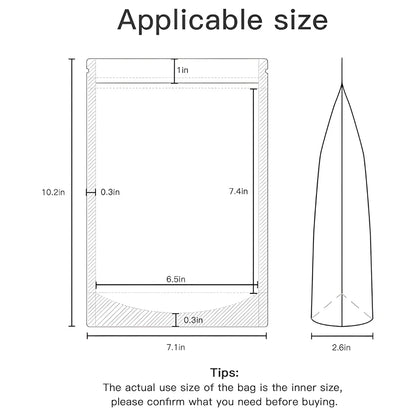 Multipurpose Zip Lock Bag 15pc