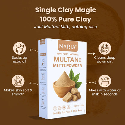 Naria Multani Mitti Powder (Pack of 2)