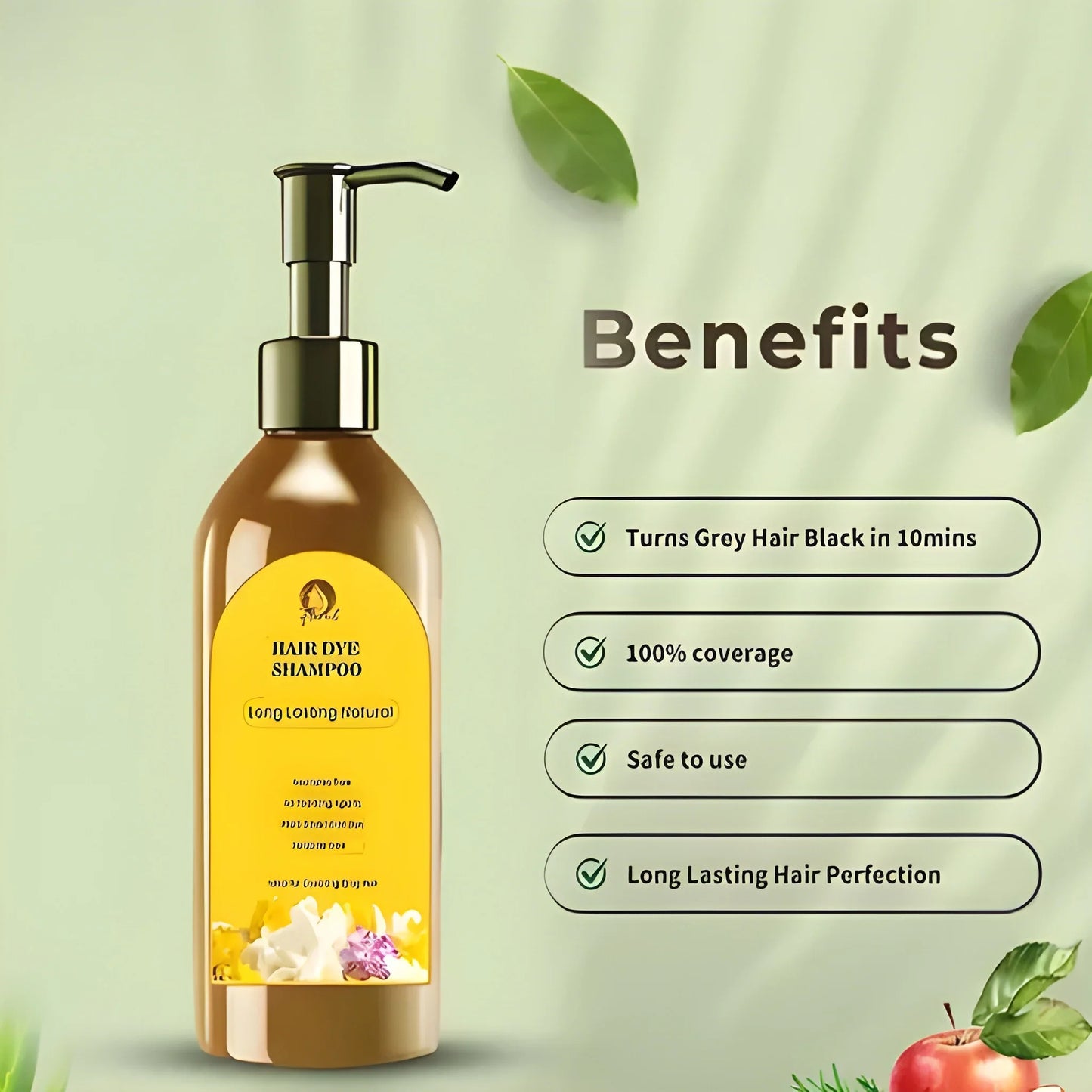 Natural Grey Hair Bubble Dye