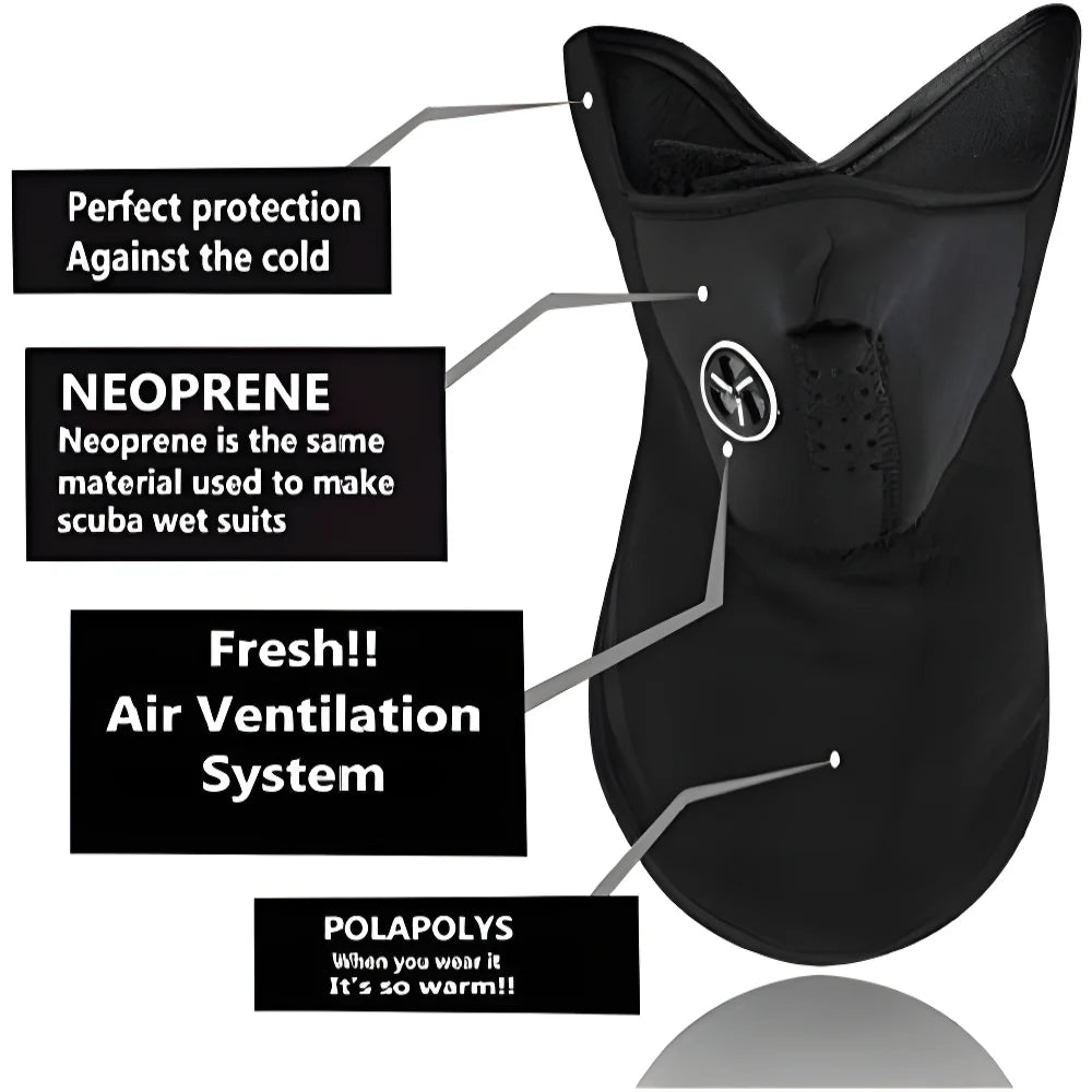Neoprene Riding Balaclava Mask clothing