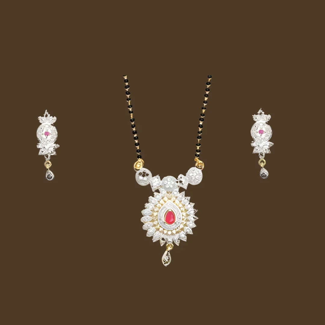 New Alloy American Diamond Mangalsutra
