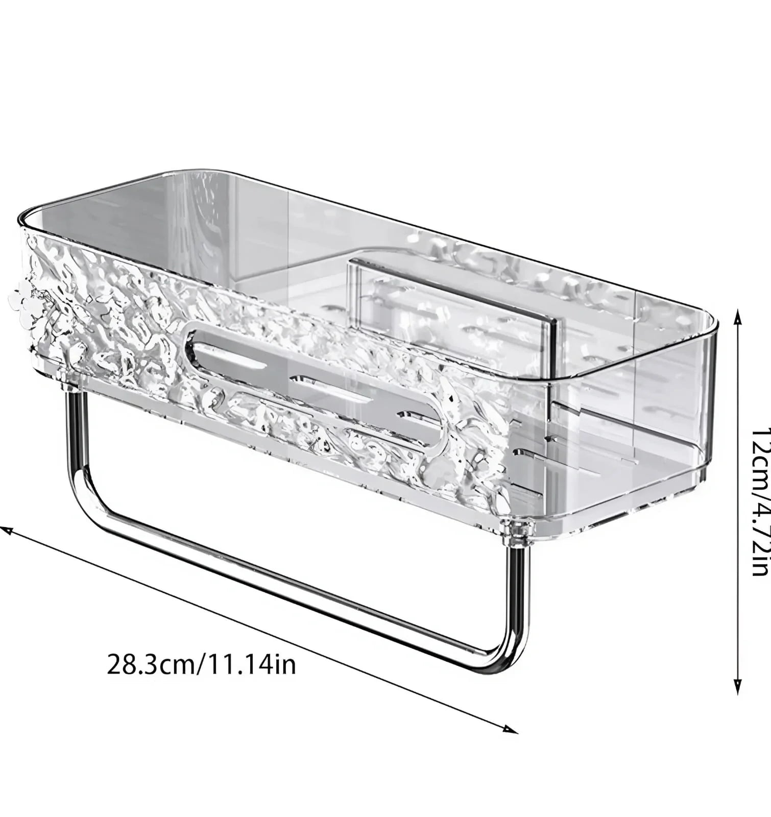 No Drill Shower Shelf